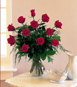 A Dozen Red Roses, Floral Bouquet, Jamaica