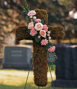 Pink Bouquet Cross