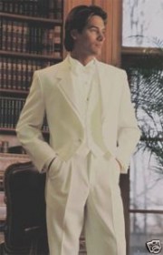 Designer: Oscar De La Renta Wedding Tuxedo, Jamaica